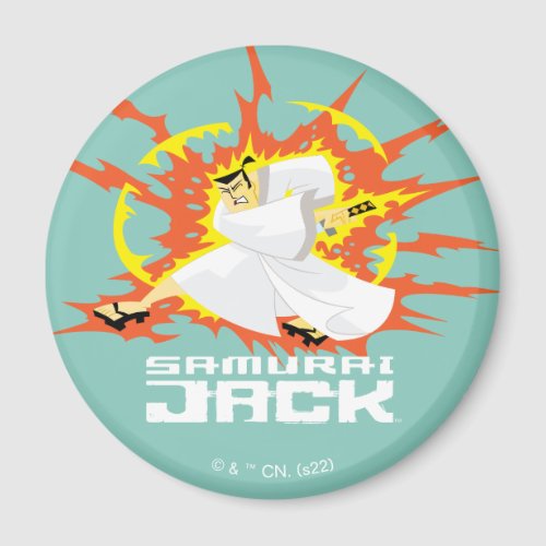 Samurai Jack Energy Graphic Magnet