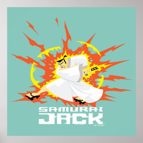 Samurai Jack Energy Graphic Poster