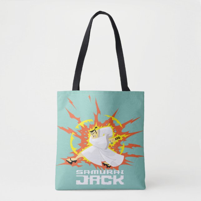 Samurai Jack Energy Graphic Tote Bag (Front)