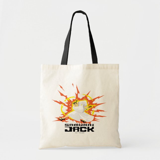 Samurai Jack Energy Graphic Tote Bag (Front)