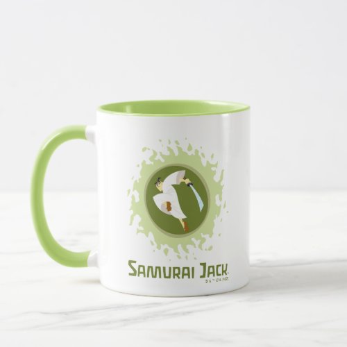 Samurai Jack Leaping Graphic Mug