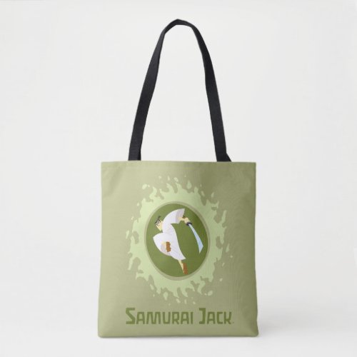 Samurai Jack Leaping Graphic Tote Bag