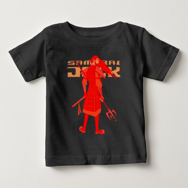 Samurai Jack Red Warrior Graphic Baby T-Shirt (Front)