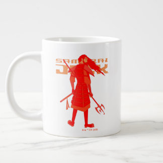 Samurai Jack Red Warrior Graphic Giant Coffee Mug