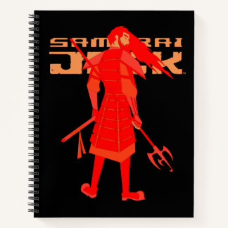 Samurai Jack Red Warrior Graphic Notebook