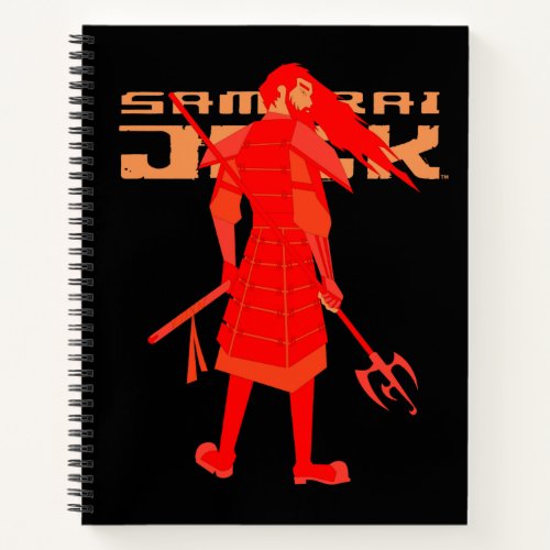 Samurai Jack Red Warrior Graphic Notebook