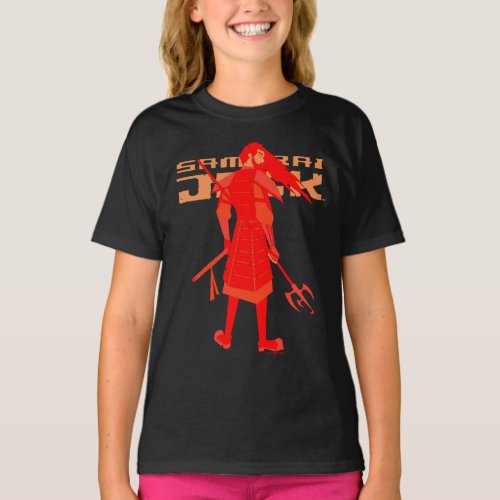 Samurai Jack Red Warrior Graphic T_Shirt