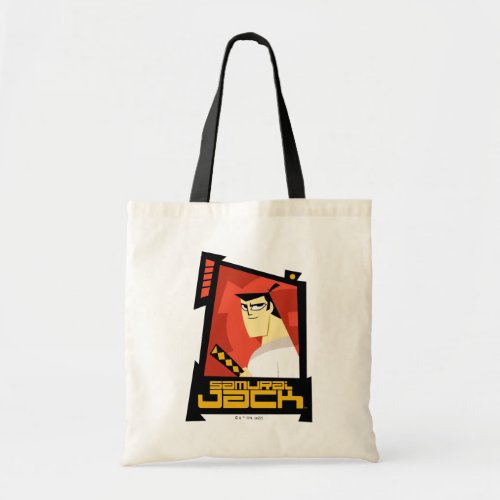 Samurai Jack Smiling Futuristic Frame Graphic Tote Bag