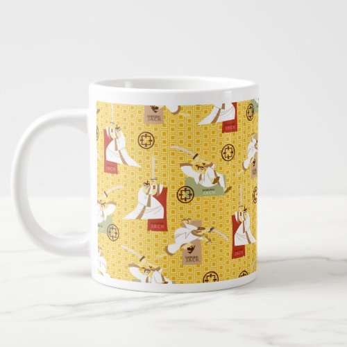 Samurai Jack Sword Poses Character Art Pattern Giant Coffee Mug