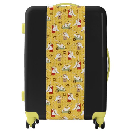 Samurai Jack Sword Poses Character Art Pattern Luggage