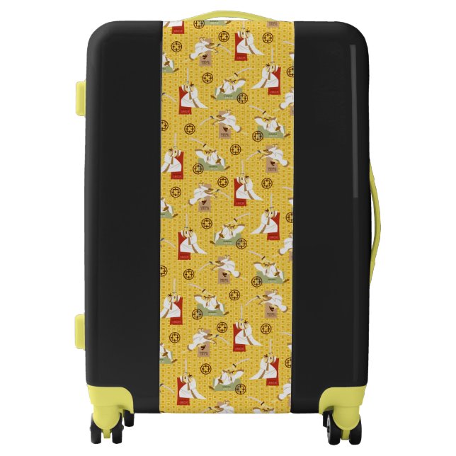 Samurai Jack Sword Poses Character Art Pattern Luggage (Front)