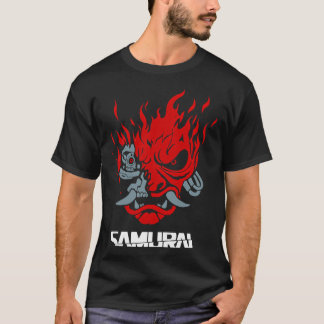 Samurai Japanese Gaming 2077 Art Game Style retro  T-Shirt