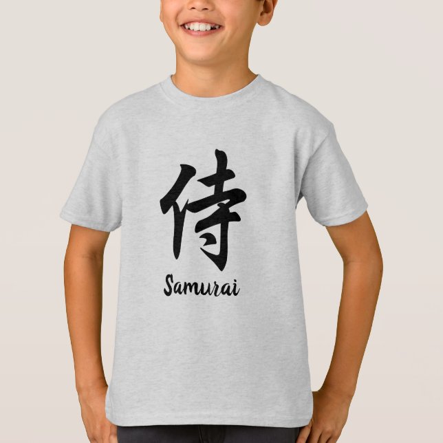 Samurai Japanese Kanji T-Shirt (Front)