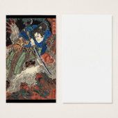 Samurai Japanese Painting c. 1800's (Front & Back)