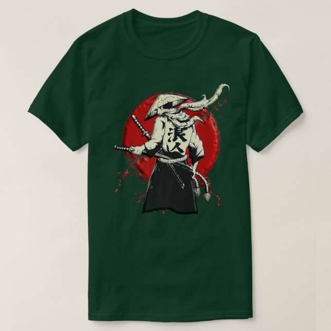 Samurai Japanese warrior bushido swordsman  (2) T-Shirt (Design Front)