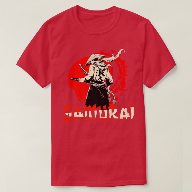 Samurai Japanese warrior bushido swordsman Premium T-Shirt (Design Front)