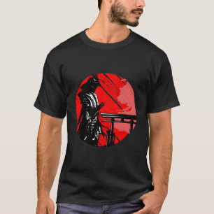 Samurai Japanese Warrior Retro Art Print I Samurai T-Shirt
