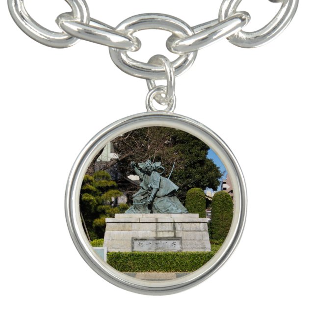 Samurai Kamakura Gongoro Kagemasa Kabuki Statue Bracelet (Design)
