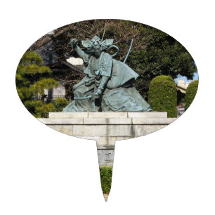 Samurai Kamakura Gongoro Kagemasa Kabuki Statue Cake Topper