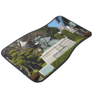 Samurai Kamakura Gongoro Kagemasa Kabuki Statue Car Floor Mat