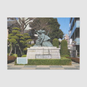 Samurai Kamakura Gongoro Kagemasa Kabuki Statue Tissue Paper