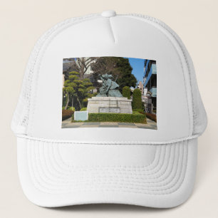 Samurai Kamakura Gongoro Kagemasa Kabuki Statue Trucker Hat