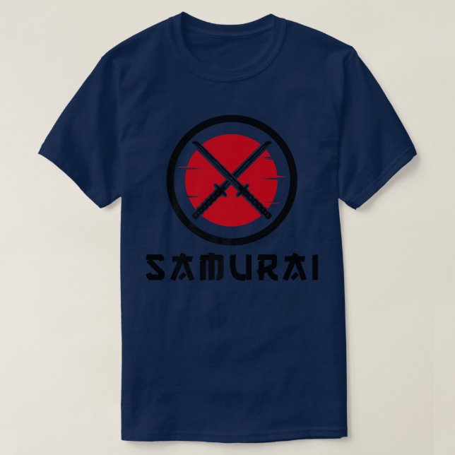 Samurai Katana Swords T-Shirt (Design Front)