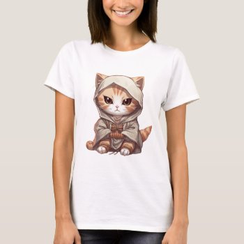 Samurai Kitten T-shirt by marainey1 at Zazzle