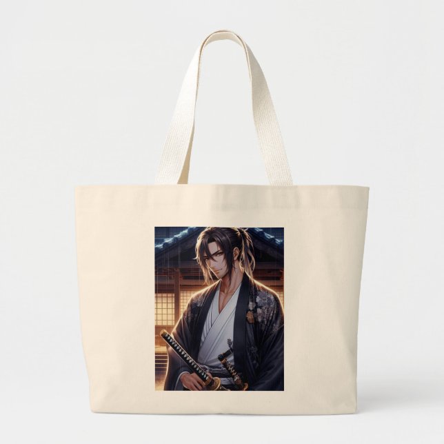 Samurai Large Tote Bag (Front)