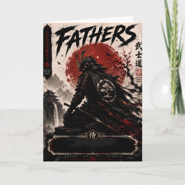 Samurai Legacy Father Card (Front)
