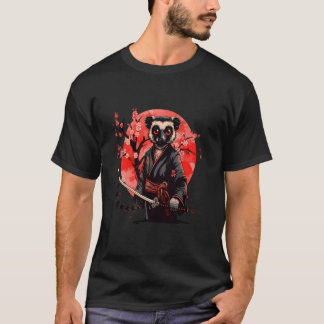 Samurai Lemur Kawaii Japanese Ninja Lemur Sakura T T-Shirt