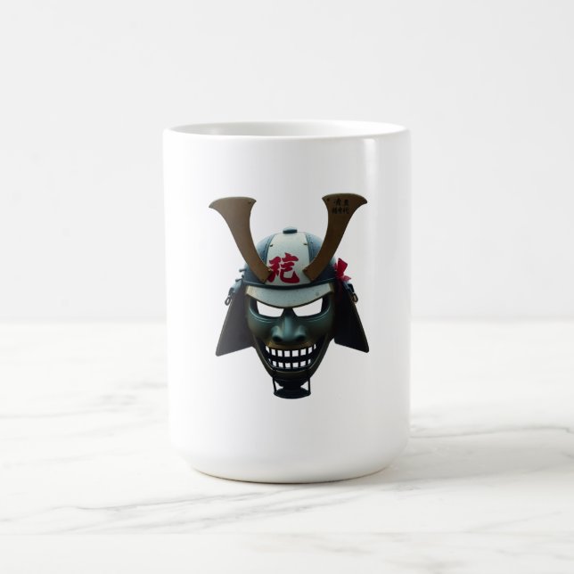 Samurai mask coffee mug (Center)