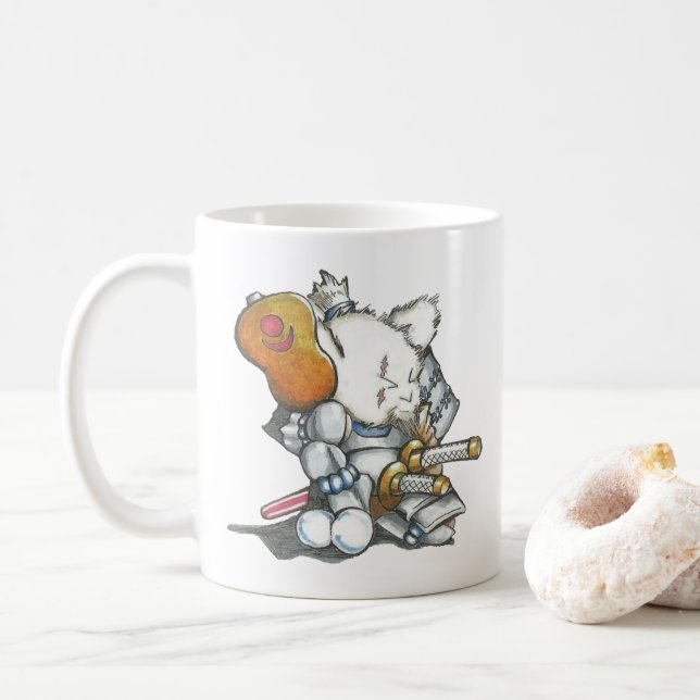 Samurai Mouse in Armor Mug (With Donut)