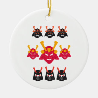 Samurai Nippon Ceramic Ornament