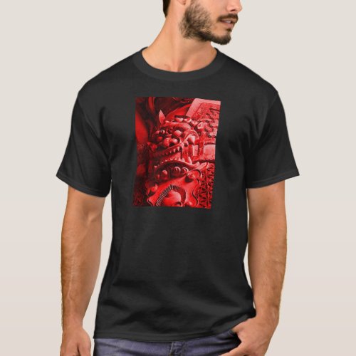 Samurai Oni Mask 赤鬼 T_Shirt