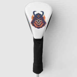 Samurai Oni Skull Golf Head Cover