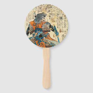 Samurai Orenji Hand Fan