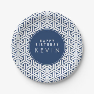 Samurai Pattern Personalized GIFT bag Paper Plates