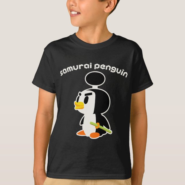 Samurai Penguin T-Shirt (Front)