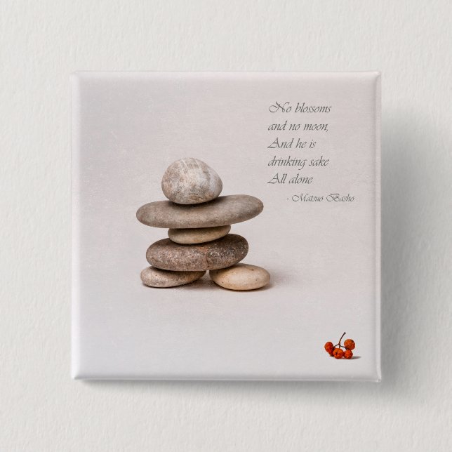 Samurai Pinback Button (Front)