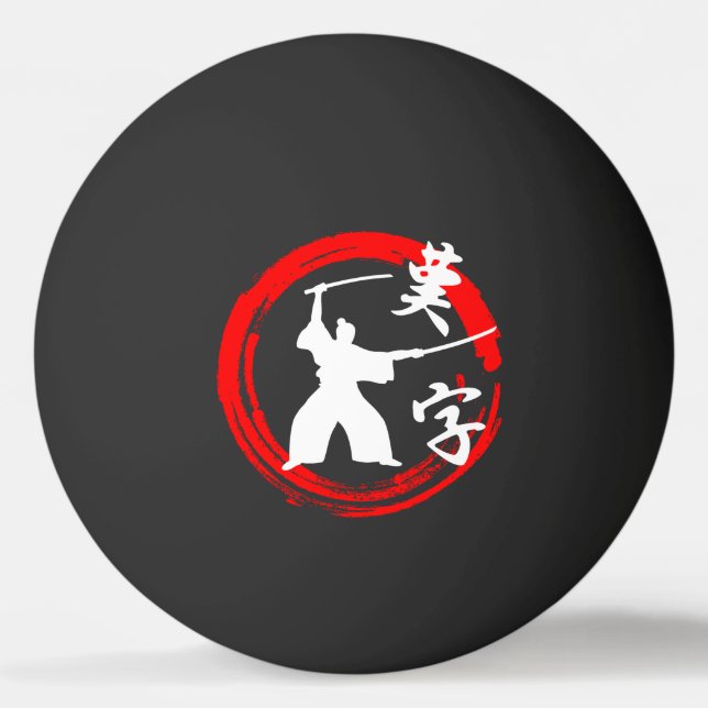 Samurai Ping-Pong Ball (Front)