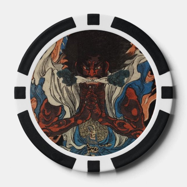Samurai Poker Chips (Front)