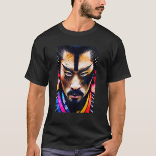 Samurai Portrait Martial Artist Japanese History T-Shirt