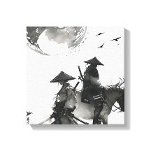 samurai premium wrapped canvas 