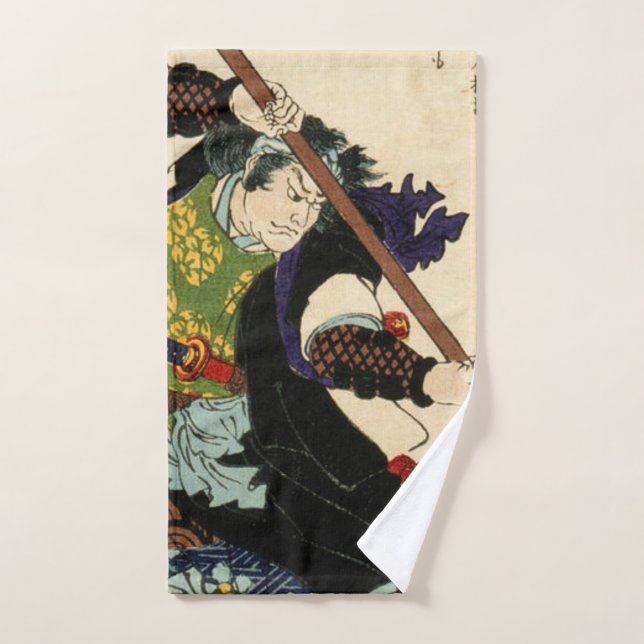 Samurai Ronin By Tsukioka Yoshitoshi 1869 Hand Towel (Hand Towel)
