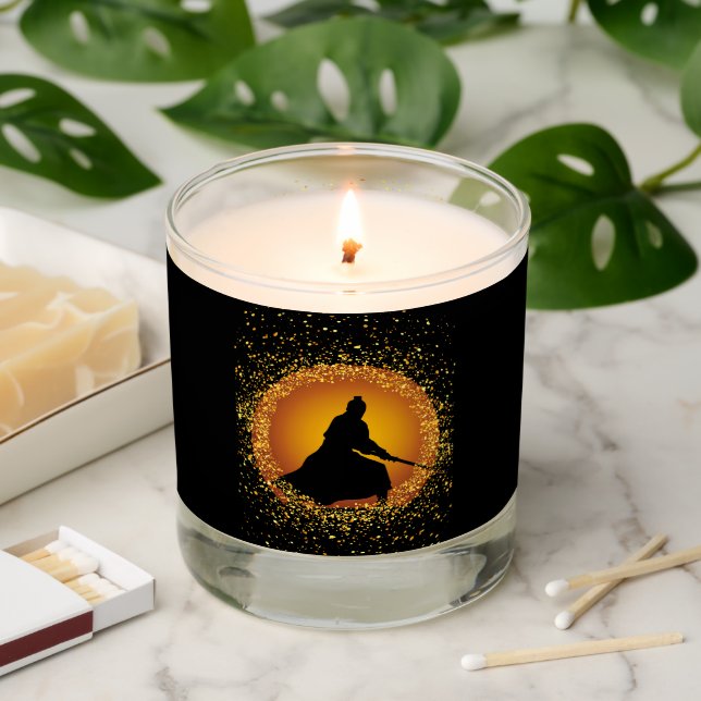 samurai scented candle (Lit)