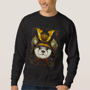 Samurai Sea Otter Japanese Warrior Bushido Japanes Sweatshirt