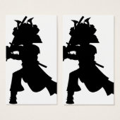 Samurai Silhouette Bookmark (Front & Back)