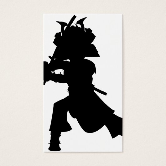 Samurai Silhouette Bookmark (Front)
