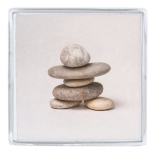 Samurai Silver Finish Lapel Pin